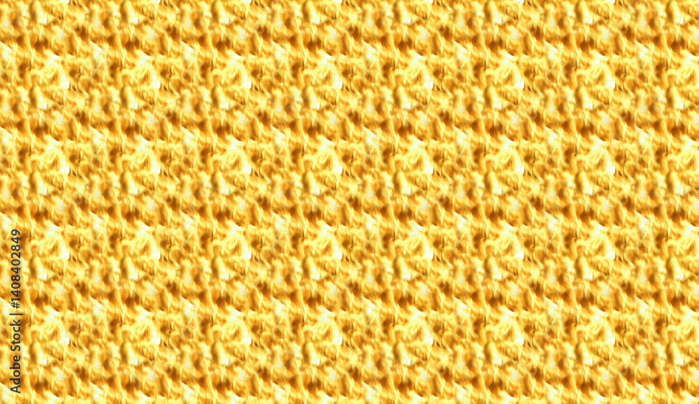 Poster golden wool texture showcasing intricate weave pattern, creating seamless design element perfect for