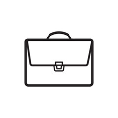 シンプルなビジネスバッグのアイコン