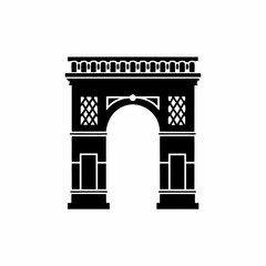 creative details Roman Arch Icon Vector Illustration