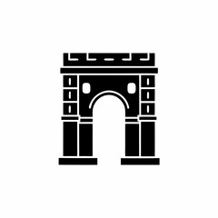 creative details Roman Arch Icon Vector Illustration