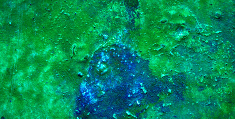 A Vibrant Colorful Painting with Grunge and Water Textures