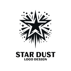 Star Dust Vector Logo Design