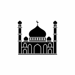 creative details Mosque Icon Vector Illustration 