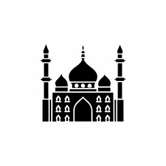 creative details Mosque Icon Vector Illustration 