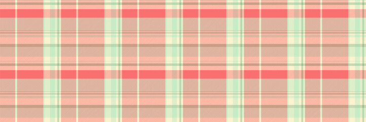 Endless tartan pattern plaid, dye vector seamless textile. Deep texture background fabric check in light and red colors.