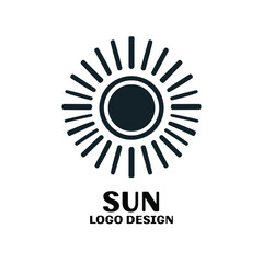 Sun Vector Logo Design