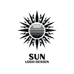 Sun Vector Logo Design