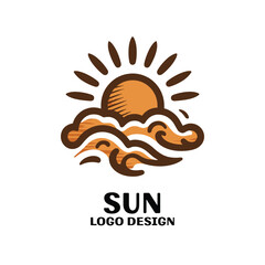Sun Vector Logo Design