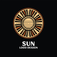 Sun Vector Logo Design