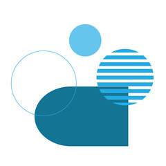 Trendy abstract design of geometric shapes, patterns, circles. modern abstract with vector elements