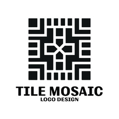 Tile Mosaic Vector Logo Design