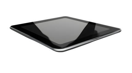 Modern Tablet Device with Sleek Design and Reflective Screen Ideal for Technology and Innovati