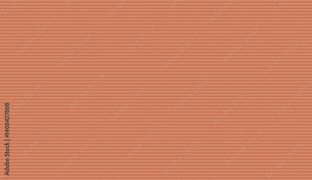 Poster seamless light brown knitted fabric texture with small zig zag pattern, ideal for backgrounds and te