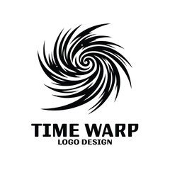 Time Wrap Vector Logo Design