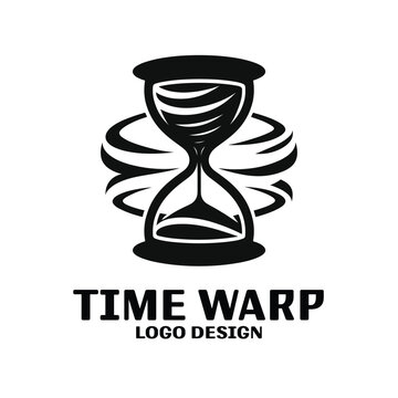 Time Wrap Vector Logo Design