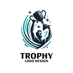 Trophy Vector Logo Design
