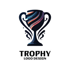 Trophy Vector Logo Design