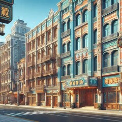 Fototapeta premium street in the city