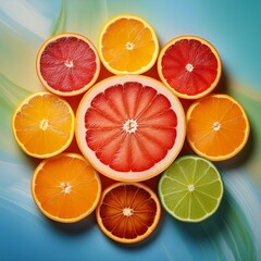orange and lemon