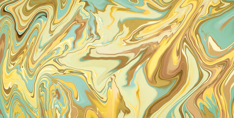 Artistic Pattern and Texture Combined with Golden Elements