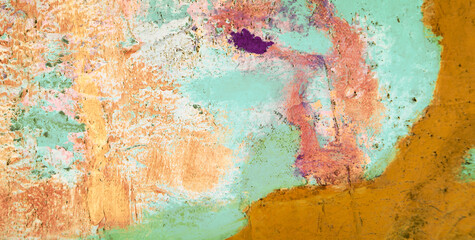 Artistic Pattern and Texture Combined with Golden Elements