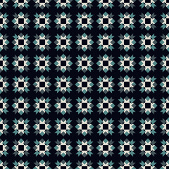 Geometrical ornament. Seamless pattern. Abstract backdrop. Figures wallpaper. Geometric background. Ethnic motif. Mosaic ornate. Digital paper. Textile print. Web design.