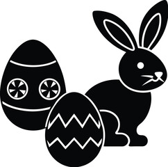 Easter silhouette vector designs 17