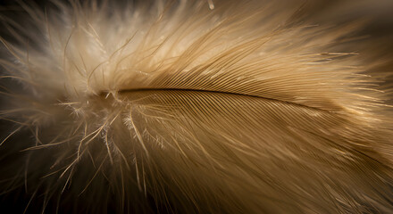 Obraz premium Delicate Feather Detail Exhibiting Ethereal Elegance And Organic Texture