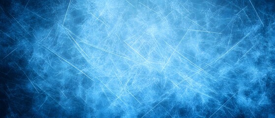 Obraz premium Abstract Blue Ice Texture Background Scratched Winter Frozen Design