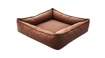 Cozy Pet Bed in Soft Brown Fabric Comfortable and Stylish Design for Small to Medium Pets Ide