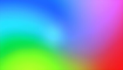 Obraz premium Vibrant rainbow gradient, smooth color transition, abstract background, soft blur effect, bright hues, digital art, minimalist design, colorful spectrum