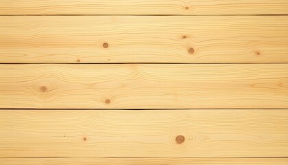 Fototapeta premium Light wooden planks, horizontal grain pattern, pale yellow wood texture, natural wood surface, minimalist background, clean lines, seamless woodwork