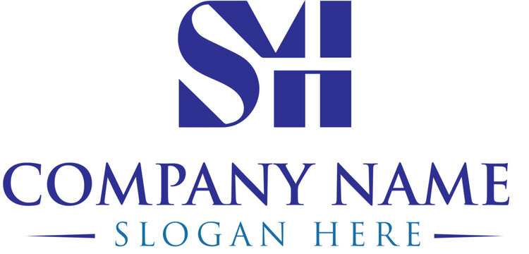 SMH Modern Monogram Logo.