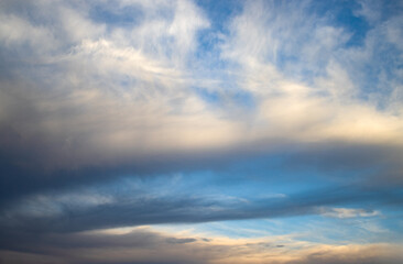 Fototapeta premium sunset clouds