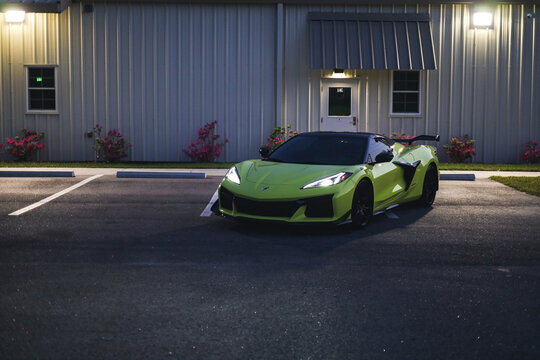 Chevrolet C8 Z06 Corvette in Beaufort, South Carolina, April 10, 2025