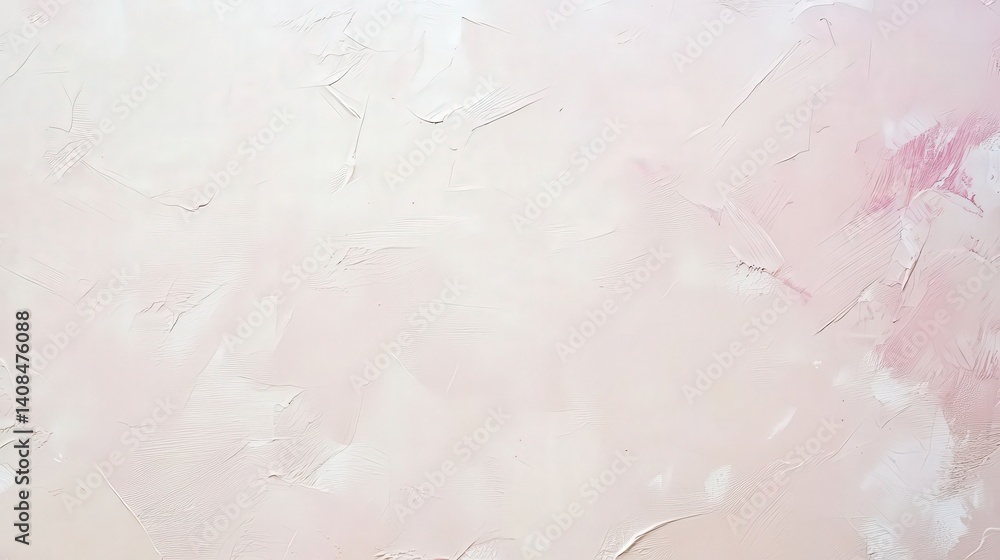 Aufkleber light beige wall texture with soft pink paint, offering a versatile background ideal for text overla