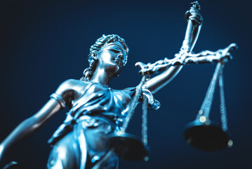Law and justice symbol. Legal concept