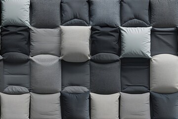 Fototapeta premium Elegant Gray Seamless Backgrounds for Minimalist Textile Design Patterns