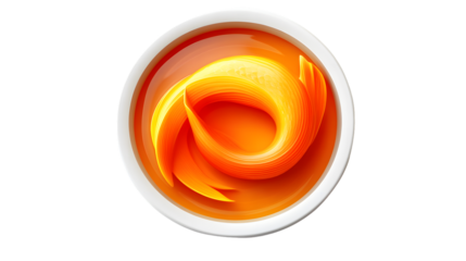 Vibrant Abstract Spiral Design in a Circular Frame Ideal for Technology and Innovation Themes