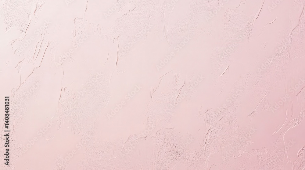 Aufkleber light beige wall texture with soft pink paint, offering a versatile background ideal for text overla