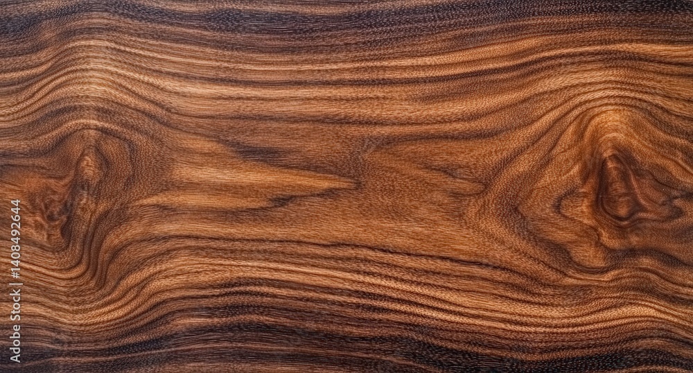 Aufkleber dark brown wood texture background featuring natural grain patterns, ideal for design text or decora