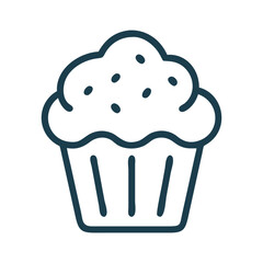Muffin Vector Illustration - EPS Vector File Graphic Element