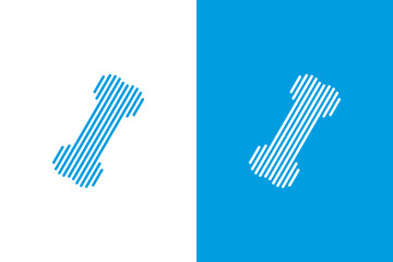 Human bone logo. Chiropractic and orthopedic logotype design template.