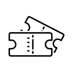 vector illustration of a movie ticket