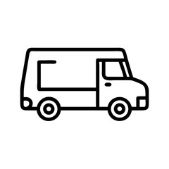 truck isolated on white