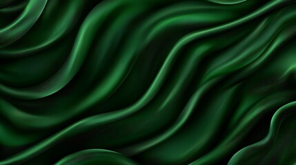 Fototapeta premium Elegant Green Waves Flowing Smoothly Across a Textured Background