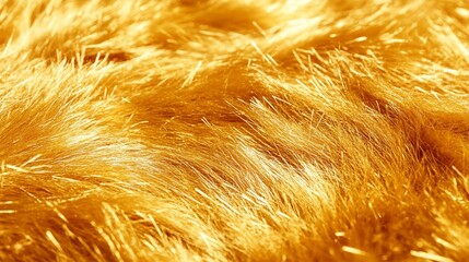 Fototapeta premium Golden Fur Texture Image