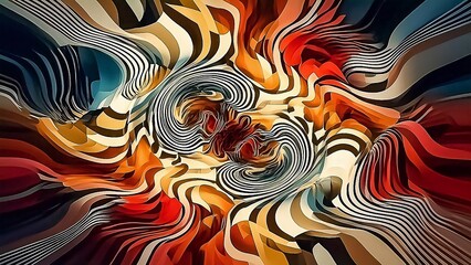 Eruption of Colorful Whispers in Motion