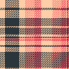 Elegant peach, burgundy, and charcoal plaid pattern.  Perfect for textile design, fashion, home decor, or website backgrounds.