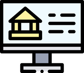 online banking illustration on a white background     